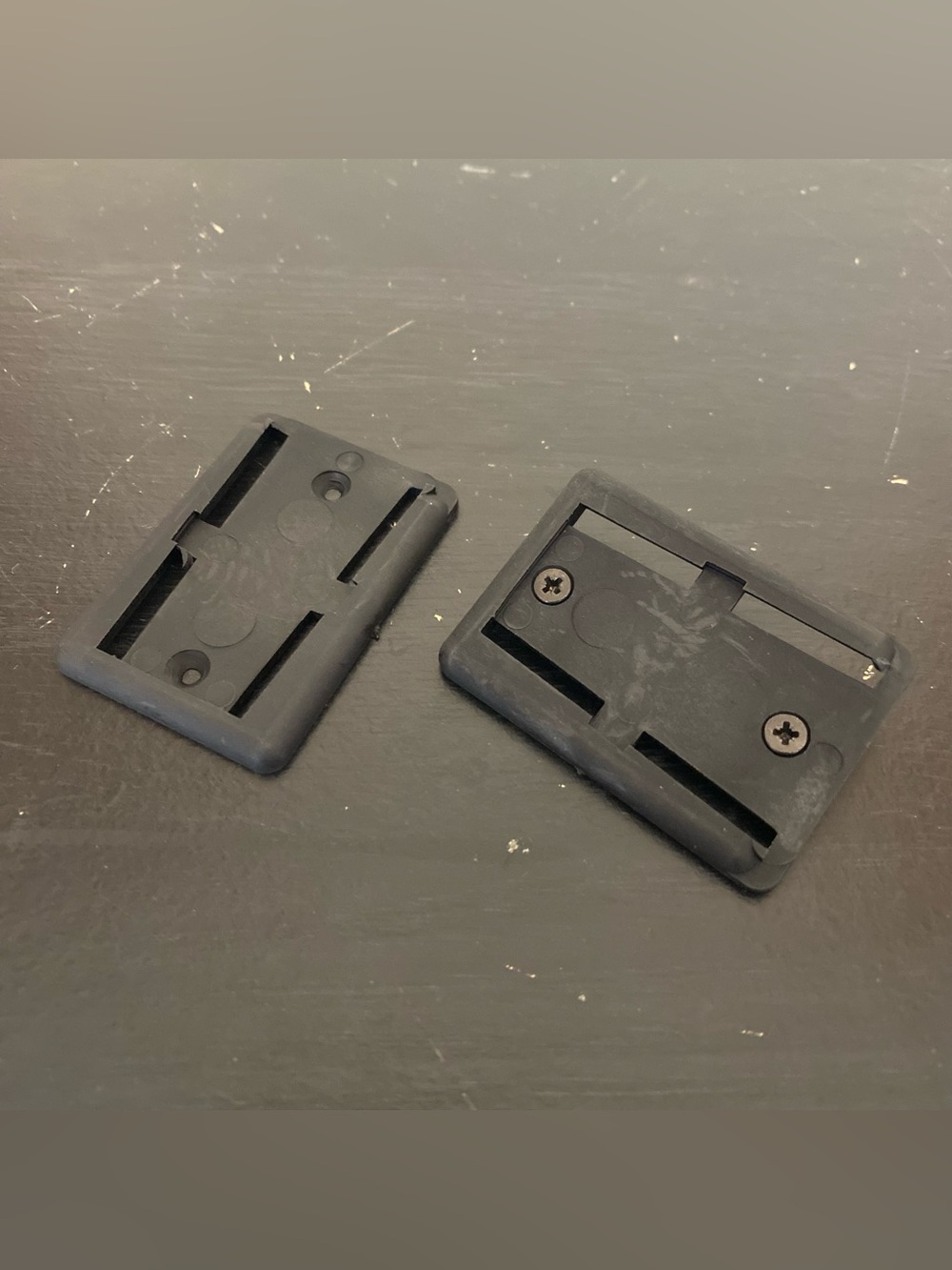 Azden Mounting Shoe Brackets For Lavalier System Transmitter Receiver Black